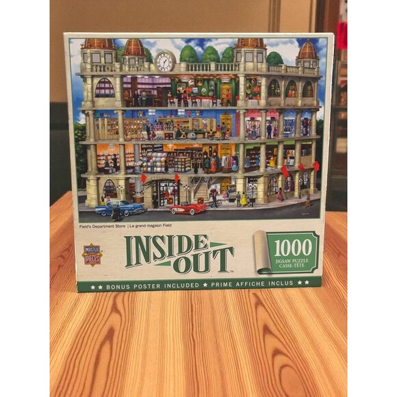 Masterpieces 1000 Piece Jigsaw Puzzle Inside Out Cutaway of Fields Department St - Picture 1 of 5